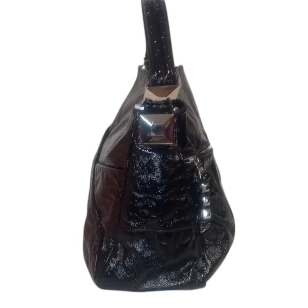 Tylie Malibu | black patent leather | hobo shoulder bag | GUC - Picture 4 of 8